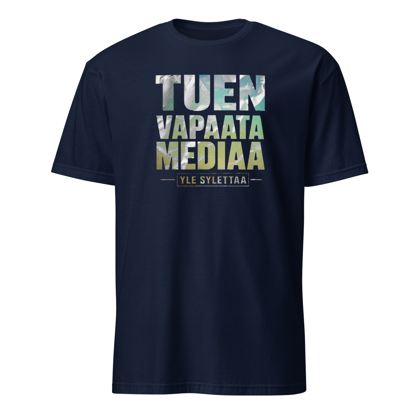 Tuen vapaata mediaa - YLE sylettää - V1 - DTF - Classic t-paita