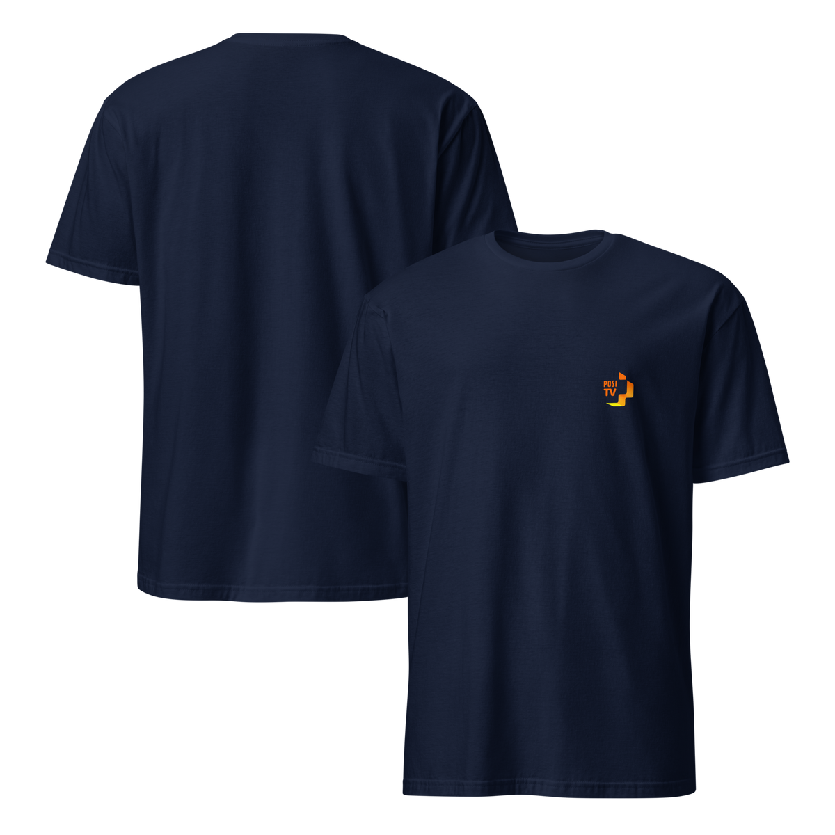 Klassinen t-paita - Logo edessä vas. (oranssi)