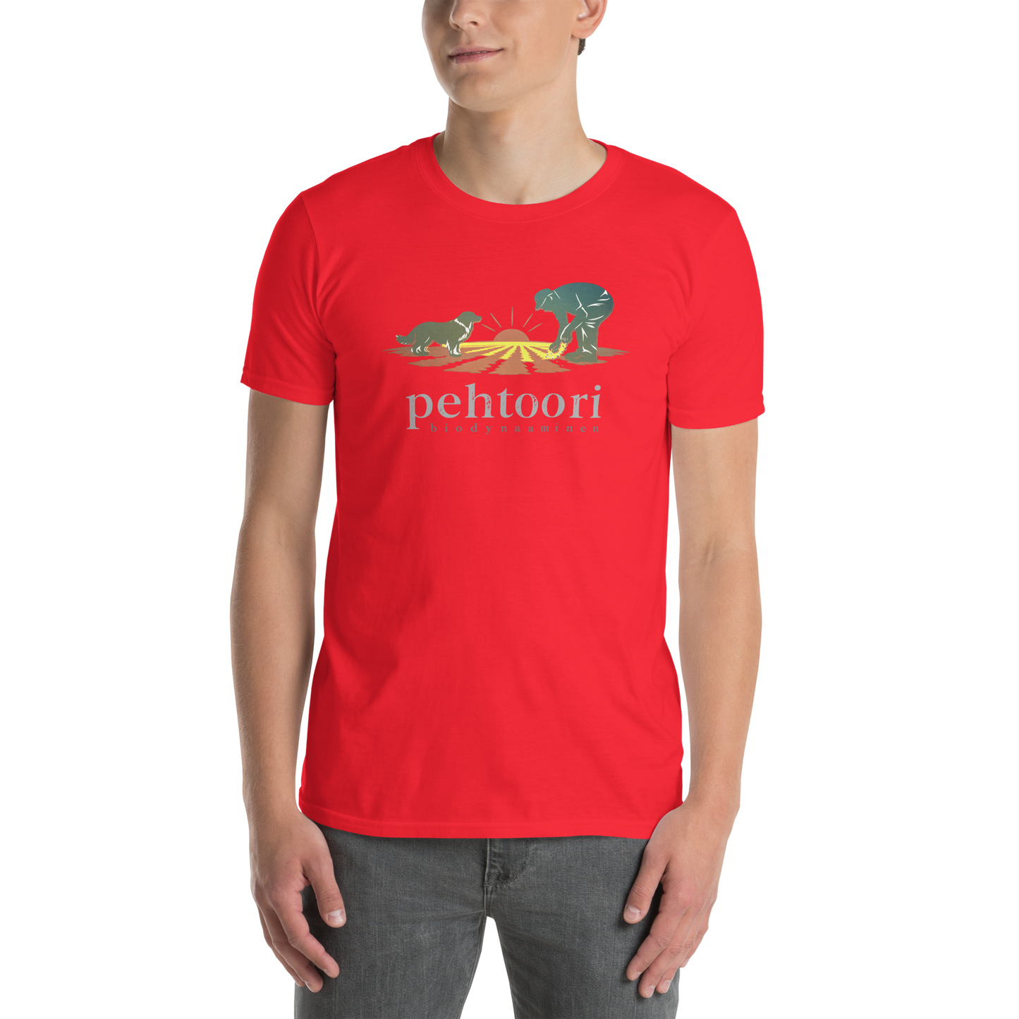 Pehtoori biodynaaminen - CLASSIC t-paita - KUVA & TEKSTI