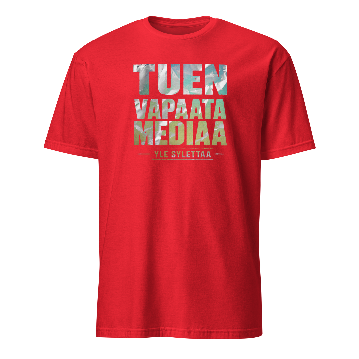 Tuen vapaata mediaa - YLE sylettää - V1 - DTF - Classic t-paita