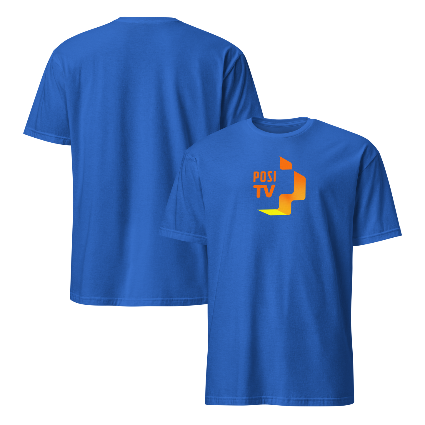 Klassinen t-paita - Logo edessä keskellä (oranssi)