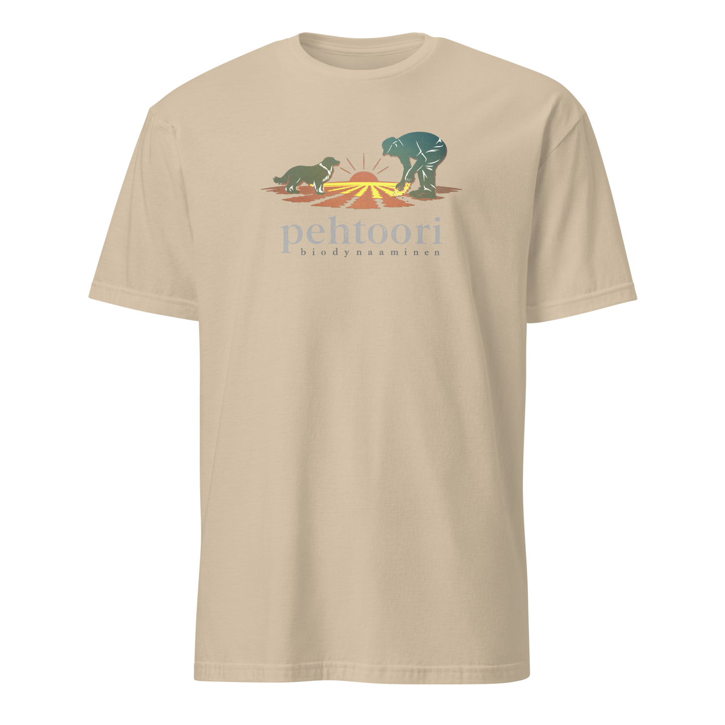Pehtoori biodynaaminen - CLASSIC t-paita - KUVA & TEKSTI