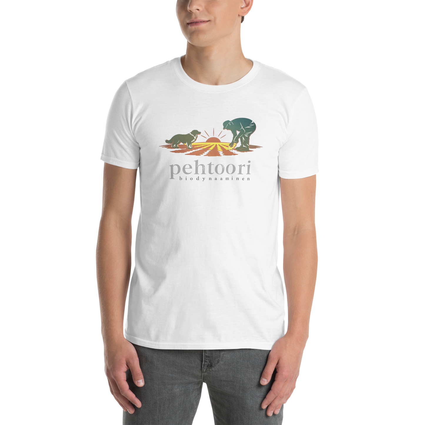 Pehtoori biodynaaminen - CLASSIC t-paita - KUVA & TEKSTI