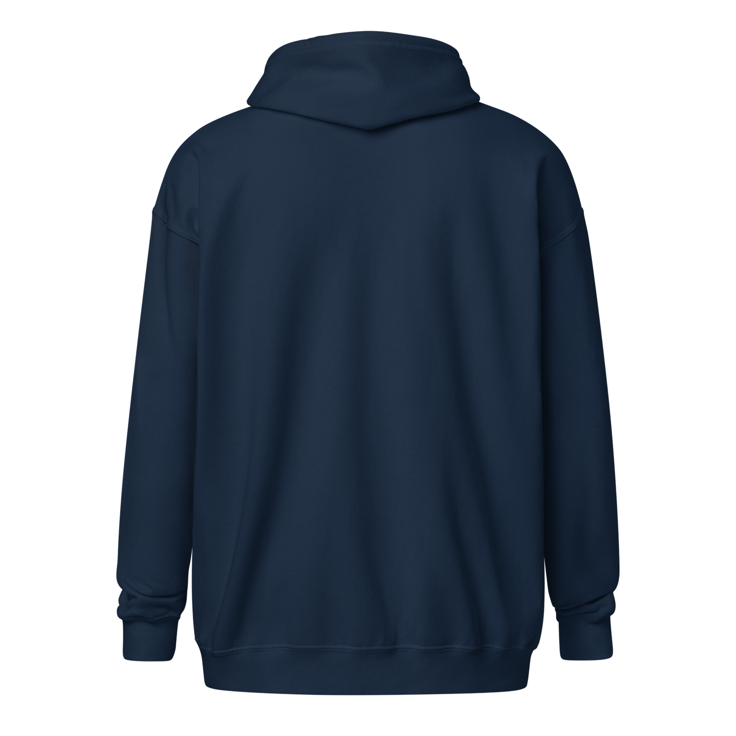 Vetoketjullinen huppari – Logo edessä vasemmalla (oranssi)