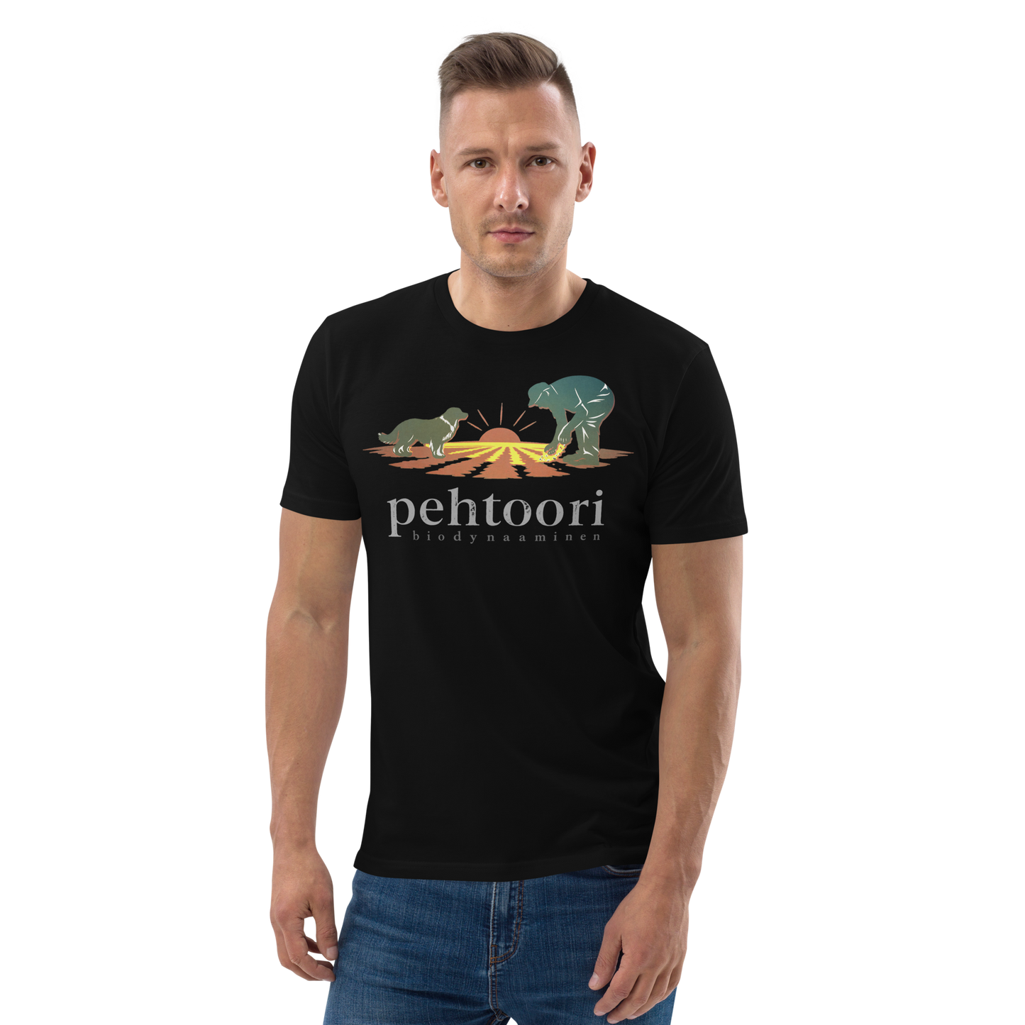 Pehtoori biodynaaminen KUVA & TEKSTI - M1 - Luomupuuvilla t-paita