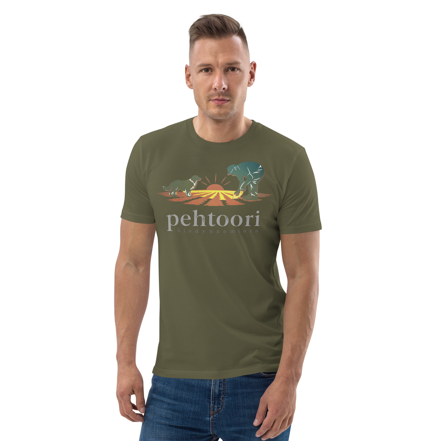 Pehtoori biodynaaminen KUVA & TEKSTI - M1 - Luomupuuvilla t-paita