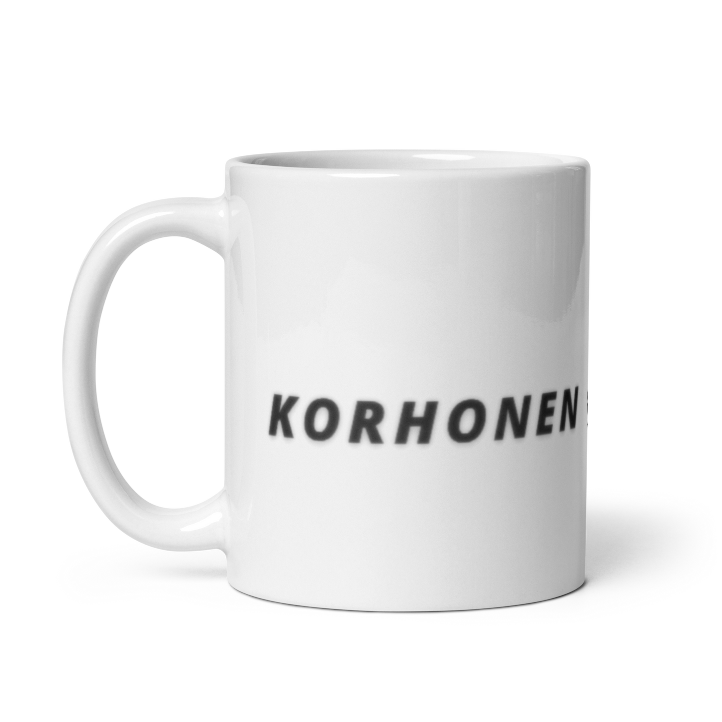 Posi Staff - Korhonen Classic - Kiiltävä valkoinen muki - 3 dl